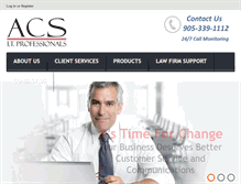 Tablet Screenshot of acs.ca