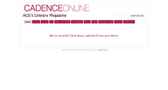 Desktop Screenshot of cadenceonline.acs.sch.ae